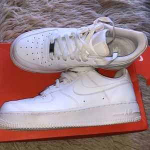 All white Air Force ones